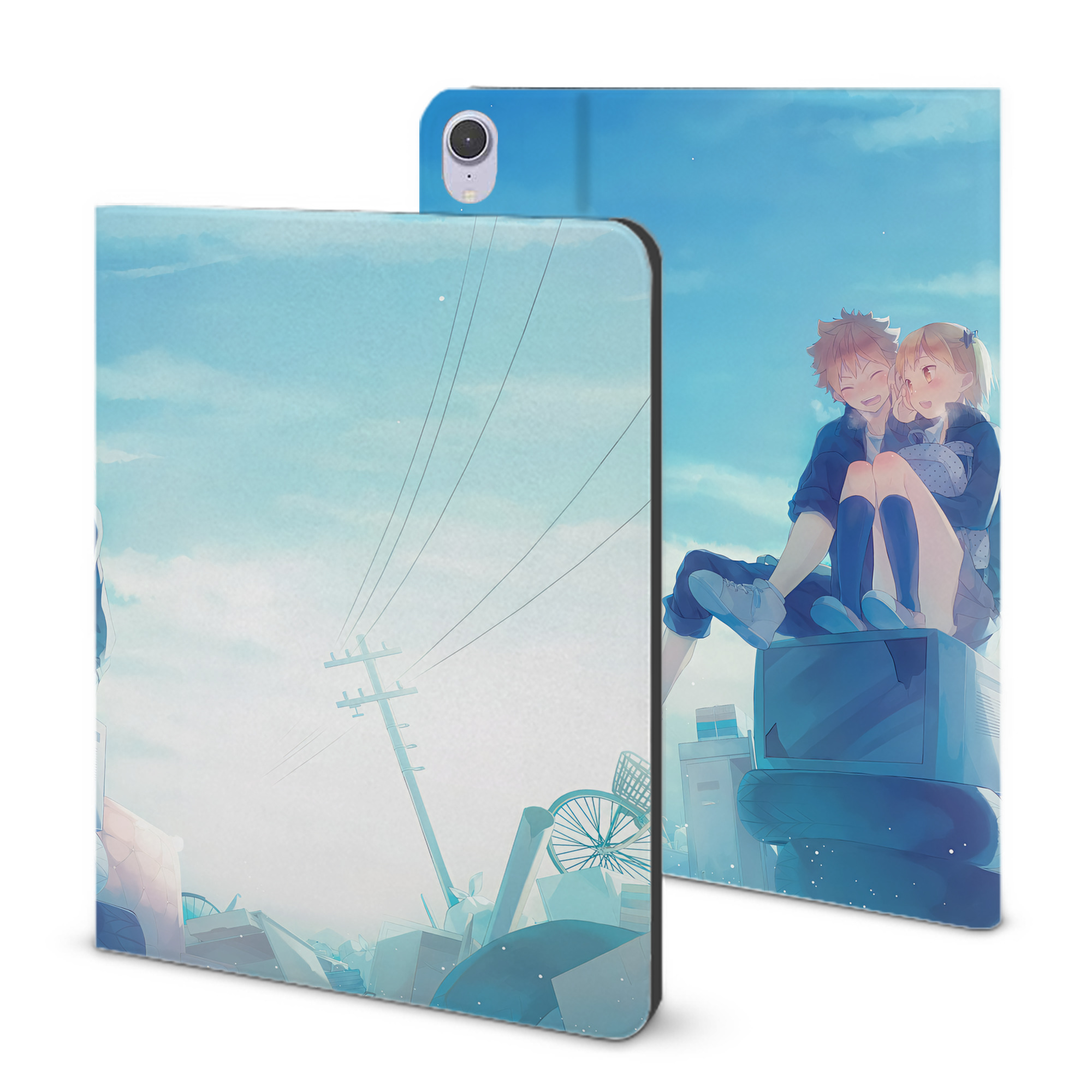 （画像用） ハイキュー!! Haikyu!! IPad ケース ブック型 PUレザー TPU 耐衝撃 軽量 薄型 ペン収納なし 全面保護 IPad 各モデル対応